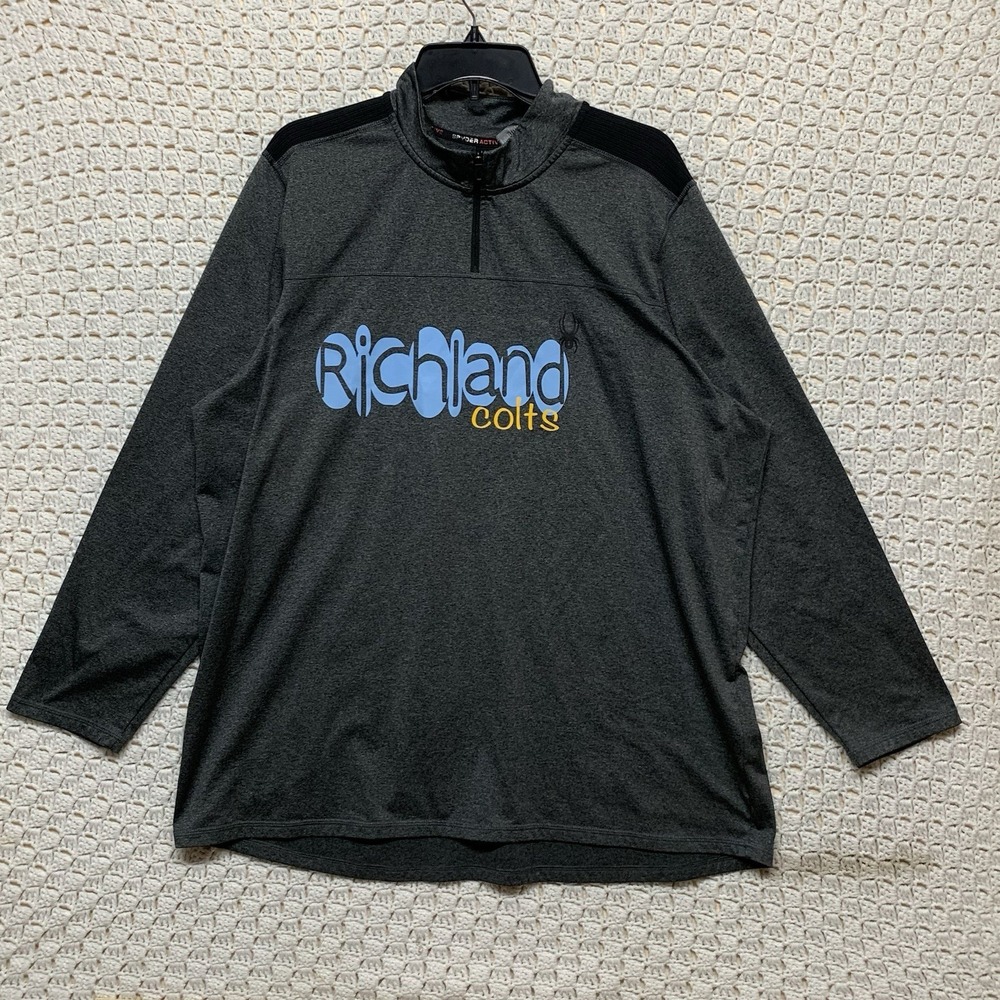 Spyder Active 1/4 Sweater Men's 2XL Long Sleeve Warm  Breathable‎ Stretch Pullov